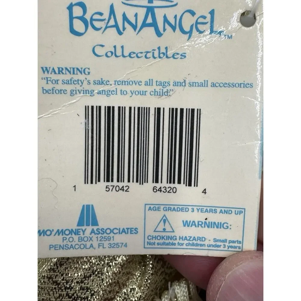 Vintage The Original Bean Angel Doll Collectible COURAGE 8 Inch
